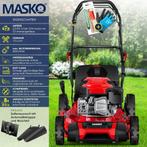 KESSER® Grasmaaier Benzine - 51cm - 65L opvangbak - Rood, Caravans en Kamperen, Verzenden, Nieuw