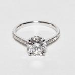 Zonder minimumprijs - Verlovingsring - 14 karaat Witgoud -, Sieraden, Tassen en Uiterlijk, Antieke sieraden