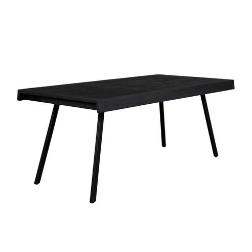 *WOONWINKEL* Bodio Suri Black Eettafel Van Gerecycled Teak Z, Huis en Inrichting, Tafels | Eettafels, Nieuw, Verzenden