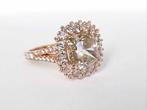 Cocktailring - 14 karaat Roségoud - 6.33ct. tw. Diamant