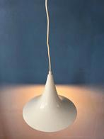 Mid Century White Space Age Witch Hat Pendant Lamp, Ophalen of Verzenden, Nieuw