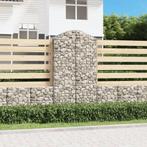 vidaXL Schanskorf gewelfd 100x50x180/200 cm gegalvaniseerd, Tuin en Terras, Bloembakken en Plantenbakken, 100 cm of meer, Verzenden
