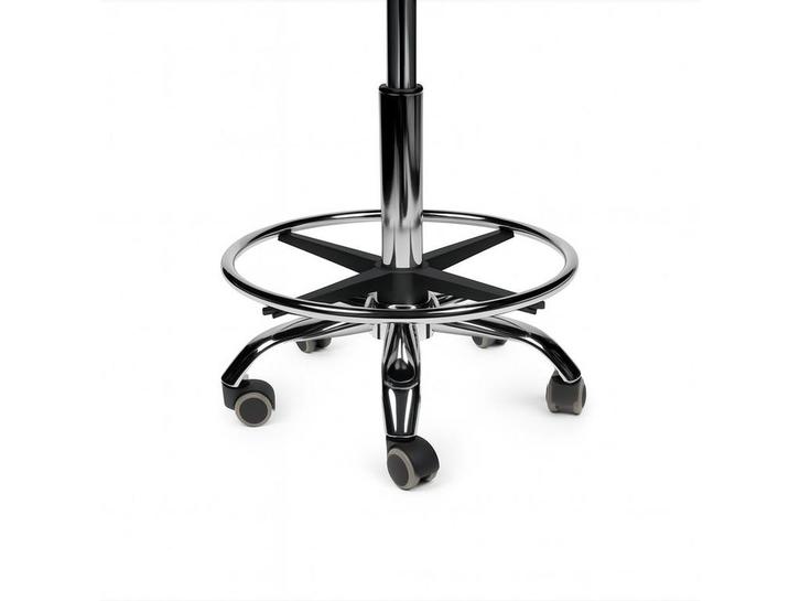 Los voetensteun chroom, Huis en Inrichting, Krukjes, In hoogte verstelbaar, Nieuw, Kunststof