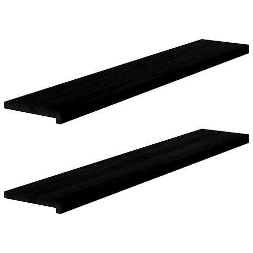 vidaXL Vensterbanken 2 st 140x25x2 cm massief eikenhout, Doe-het-zelf en Verbouw, Kozijnen en Schuifpuien, Nieuw, Verzenden