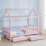 Kinderbed Marli - 90 x 200 cm - Roze - Incl. lades, Kinderen en Baby's, Kinderkamer | Bedden, Verzenden, Nieuw