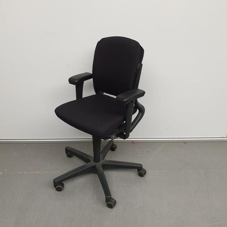 Ahrend 230 bureaustoel - zwarte stof, Huis en Inrichting, Bureaustoelen, Ophalen of Verzenden
