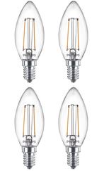4 stuks Philips LED kaarslamp E14 2W 250lm 2700K Helder N..., Ophalen of Verzenden, Nieuw