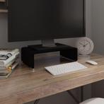 vidaXL Tv-meubel/monitorverhoger zwart 40x25x11 cm glas, Nieuw, Verzenden