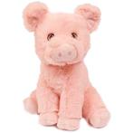 Superzachte Eco Knuffel met geborduurde oogjes - Varken zitt, Ophalen of Verzenden, Nieuw