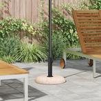 vidaXL Parasolvoet voor 37/42/52/58 mm palen Gele Beton 20, Verzenden, Nieuw, Minder dan 1 meter, Parasolvoet