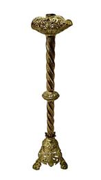 Kaarsenhouder - Messing - Kerkkandelaar - 68 cm - 1,9 kg, Antiek en Kunst