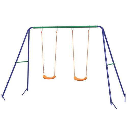 TRUUSK Kinderschommel Met Frame, Dubbele Schommel, Schommelf, Kinderen en Baby's, Speelgoed | Buiten | Zandbakken, Nieuw, Verzenden