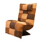 Relax fauteuil Luc in 3 kleuren leder, hoge showroomkorting, Huis en Inrichting, Fauteuils, Verzenden, Minder dan 75 cm, Nieuw