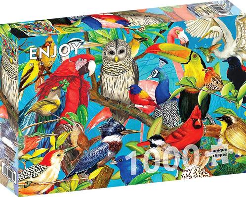 Feathered Frenzy Puzzel (1000 stukjes) | Enjoy Puzzle -, Hobby en Vrije tijd, Denksport en Puzzels, Nieuw, Verzenden