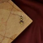 Gouden hanger van een ballerina (voetballer kettinghanger), Ophalen of Verzenden, Gebruikt, Goud, Overige merken