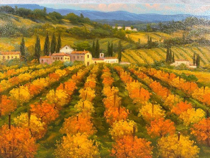 Marino Faliero (1948) - Distese Toscane, Antiek en Kunst, Kunst | Schilderijen | Klassiek