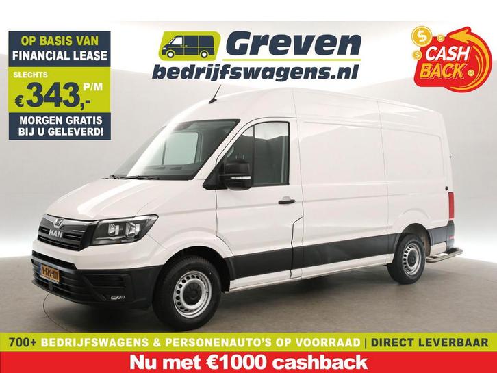 MAN TGE 35 2.0 140PK L3H3 | 3000KG Trekgew. | Airco |, Auto's, Bestelauto's, Te koop, Handgeschakeld, Financial lease, Diesel