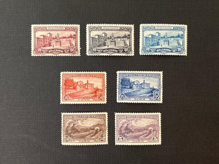 San Marino 1927/1928 - San Marino serie Ara dei volontari +, Postzegels en Munten, Postzegels | Europa | Italië