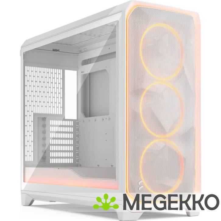 Fractal Design Meshify 3 XL Ambience Pro RGB White TG Clear, Computers en Software, Computerbehuizingen, Nieuw, Verzenden