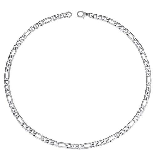 Fako Bijoux® - Schakelketting Figaro - Stainless Steel -, Sieraden, Tassen en Uiterlijk, Kettingen, Verzenden