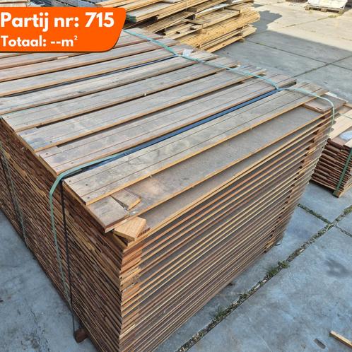 Keruing Tuinschermen 1800x1500x45mm, Tuin en Terras, Overige Tuin en Terras, Ophalen of Verzenden