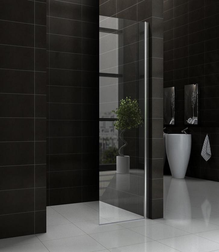 Zijwand + muurprofiel  300 x 2000<br/>10mm NANO glas, Doe-het-zelf en Verbouw, Sanitair, Nieuw, Verzenden