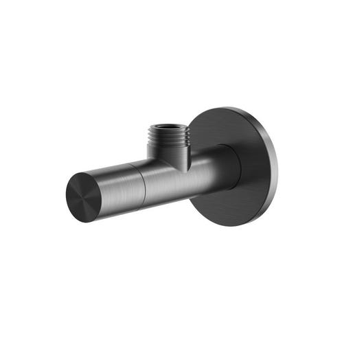 Hotbath Archie Hoekstopkraan Rond Met Filter 1/2 Geborsteld, Doe-het-zelf en Verbouw, Sanitair, Kraan, Nieuw, Ophalen of Verzenden