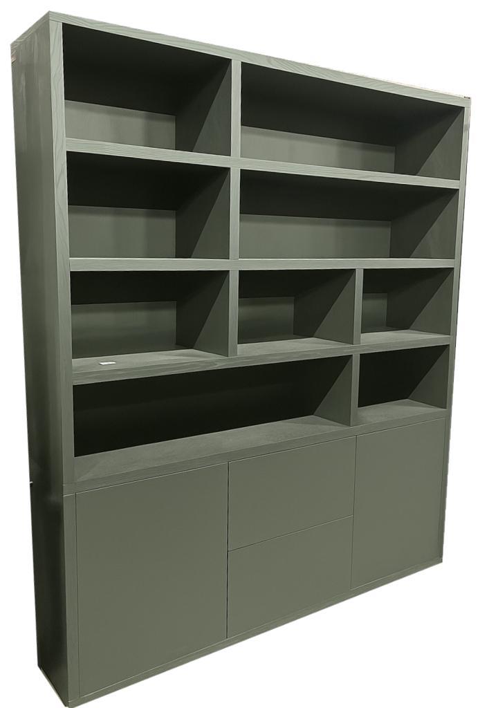 Vakkenkast Engels groen Boekelo 200 x 230cm, Huis en Inrichting, Kasten | Buffetkasten, Ophalen of Verzenden