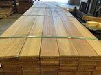 Ca. 89x Guyana Teak vlonderplanken, 21x145mm, lengte 185c, Doe-het-zelf en Verbouw, Hout en Planken, Nieuw