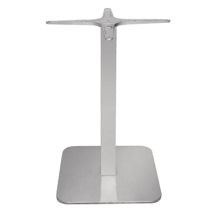 Bolero RVS tafelpoot vierkant 680(H)x400(B)mm, Zakelijke goederen, Horeca | Meubilair en Inrichting, Verzenden