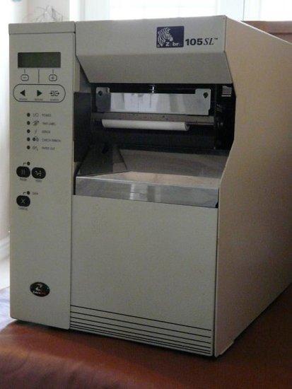 Zebra 105SL Thermal Transfer Label Printer - 300Dpi, Computers en Software, Printers, Gebruikt, Ophalen of Verzenden