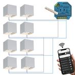 Smart | LED Cube Wandlamp 6W | DIMBAAR | IP65 | WIT, Ophalen of Verzenden, Nieuw, Metaal, Modern