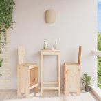 vidaXL Barkrukken 2 st 40x42x120 cm massief grenenhout, Tuin en Terras, Tuinstoelen, Verzenden, Nieuw