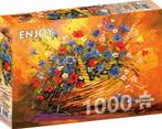 Basket with Flowers Puzzel (1000 stukjes) | Enjoy Puzzle -, Verzenden, Nieuw