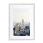 Wissellijst Hout Eiken Wit - Polystyreen - Maatwerk Calcula, Nieuw