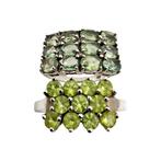 Zonder Minimumprijs - Harry Ivens - Ring Zilver - Peridot -, Nieuw