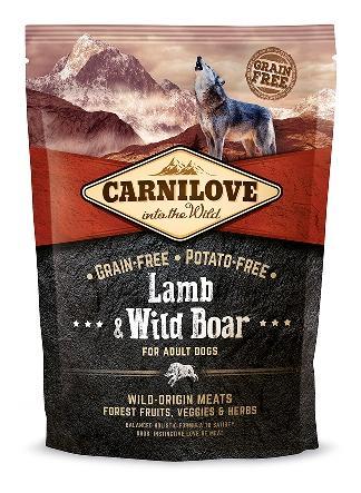 Carnilove Dog Adult Lam & Wildzwijn 1,5 kg., Dieren en Toebehoren, Dierenvoeding, Ophalen of Verzenden