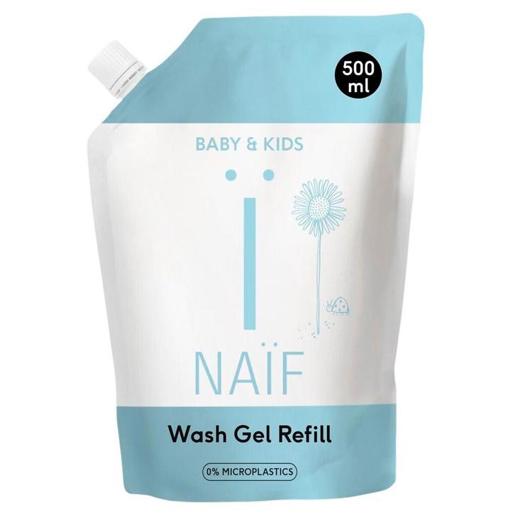 Naïf Baby & Kids Wash Gel Navulling, Kinderen en Baby's, Badjes en Verzorging, Nieuw, Verzenden