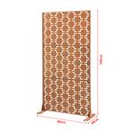 Kamerscherm Basciano tuinscherm 180x90x40 cm patina casa.pro, Huis en Inrichting, Woonaccessoires | Kamerschermen, Verzenden, Nieuw
