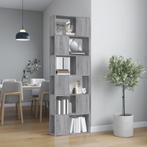 vidaXL Boekenkast/kamerscherm 60x24x186 cm grijs sonoma, Huis en Inrichting, Kasten | Boekenkasten, Verzenden, Nieuw, 50 tot 100 cm