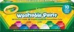 Crayola 10 Fl. met afwasbare verf, Hobby en Vrije tijd, Knutselen, Ophalen of Verzenden, Nieuw