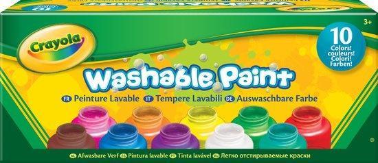 Crayola 10 Fl. met afwasbare verf, Hobby en Vrije tijd, Knutselen, Ophalen of Verzenden