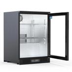 1 deur bar koeling - glas deur koelkast horeca - 130 liter