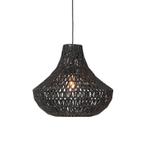 Retro hanglamp zwart 50 cm - Lina Cono, Huis en Inrichting, Lampen | Hanglampen, Nieuw, Overige materialen, Retro, 75 cm of meer