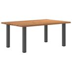 vidaXL Eettafel rechthoekig 180x120x74 cm massief eikenhout, Huis en Inrichting, Tafels | Eettafels, Verzenden, Nieuw