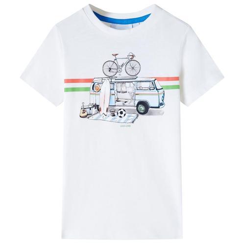 vidaXL Kindershirt 116 ecru, Kinderen en Baby's, Kinderkleding | Overige, Nieuw, Verzenden