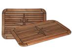 Teak tafelblad Soft Square-51 x 75 cm, Ophalen of Verzenden, Nieuw