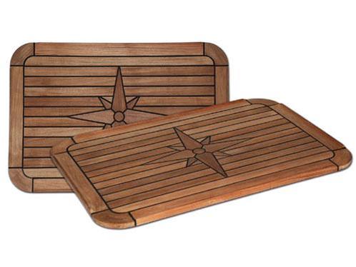 Teak tafelblad Soft Square-51 x 75 cm, Watersport en Boten, Accessoires en Onderhoud, Nieuw, Ophalen of Verzenden