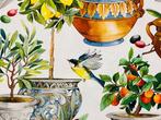 Wedergeboorte van een tuin: bloemige elegantie en hangende, Antiek en Kunst