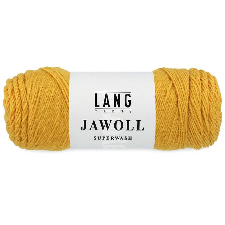 Lang Yarns Jawoll Superwash - 250 mosterdgeel - Sokkenwol, Hobby en Vrije tijd, Breien en Haken, Ophalen of Verzenden